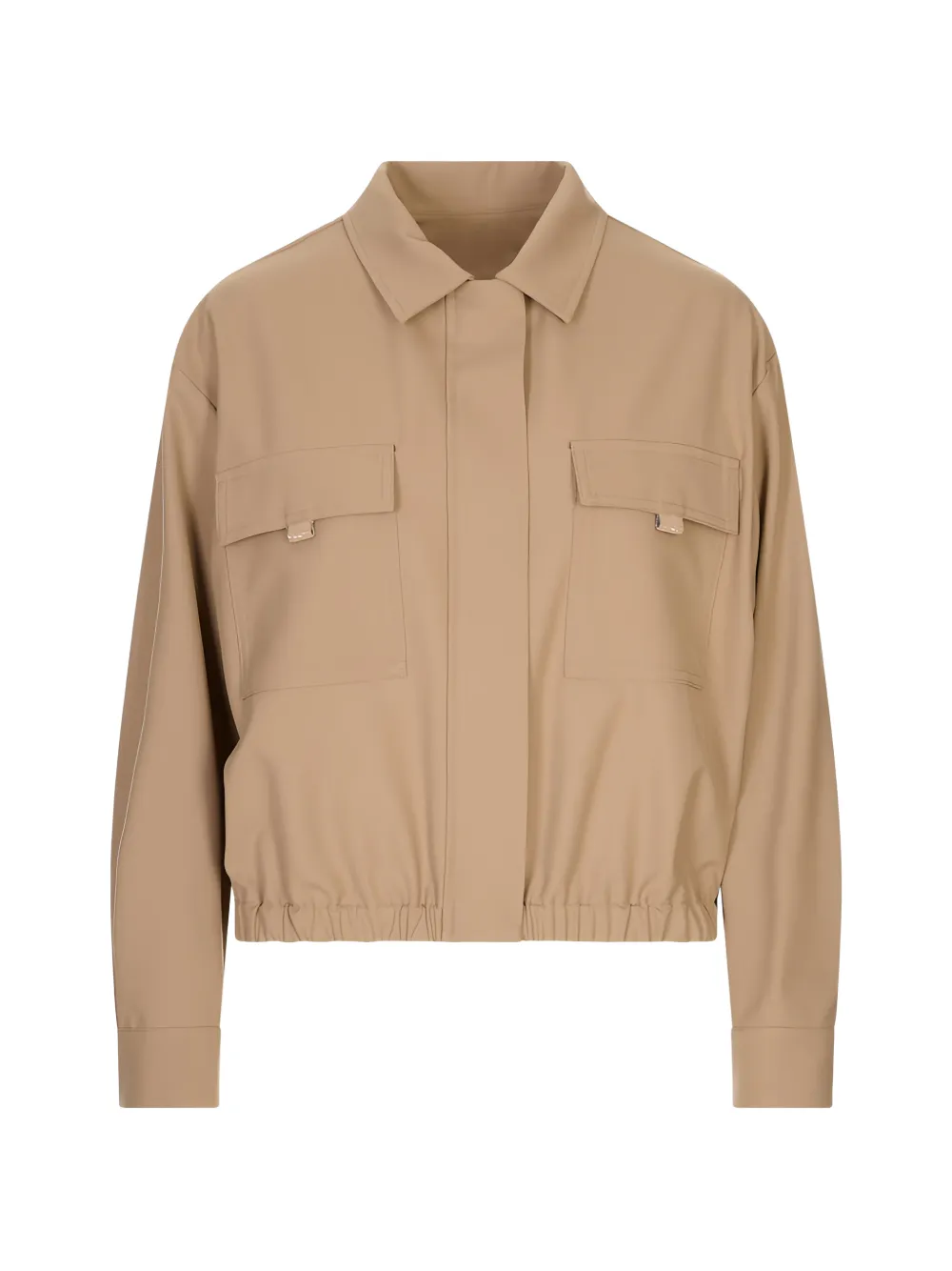 Fabiana Filippi Jacke mit elastischem Saum - Nude