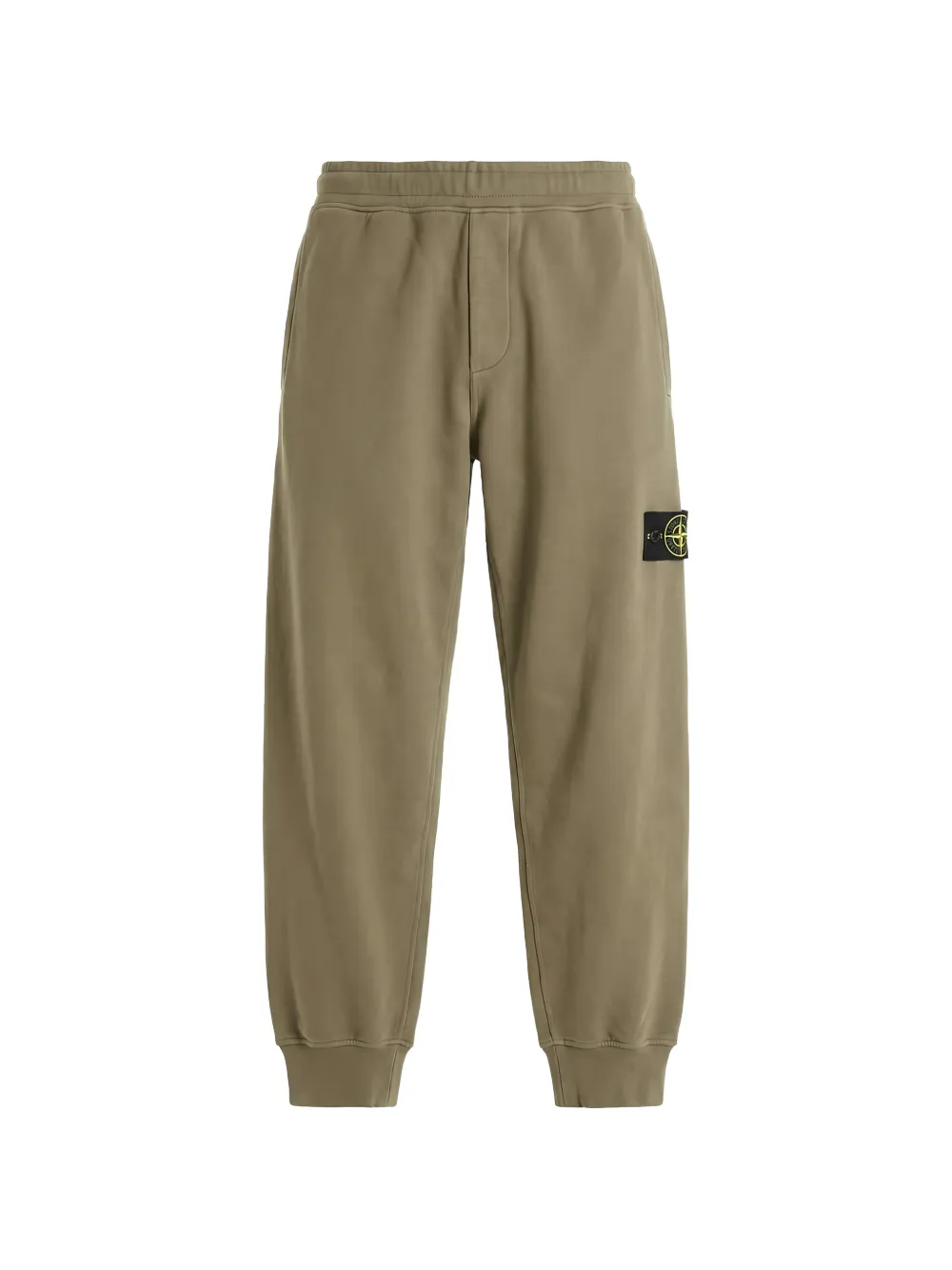 Stone Island logo-patch track pants | Green | Image 1