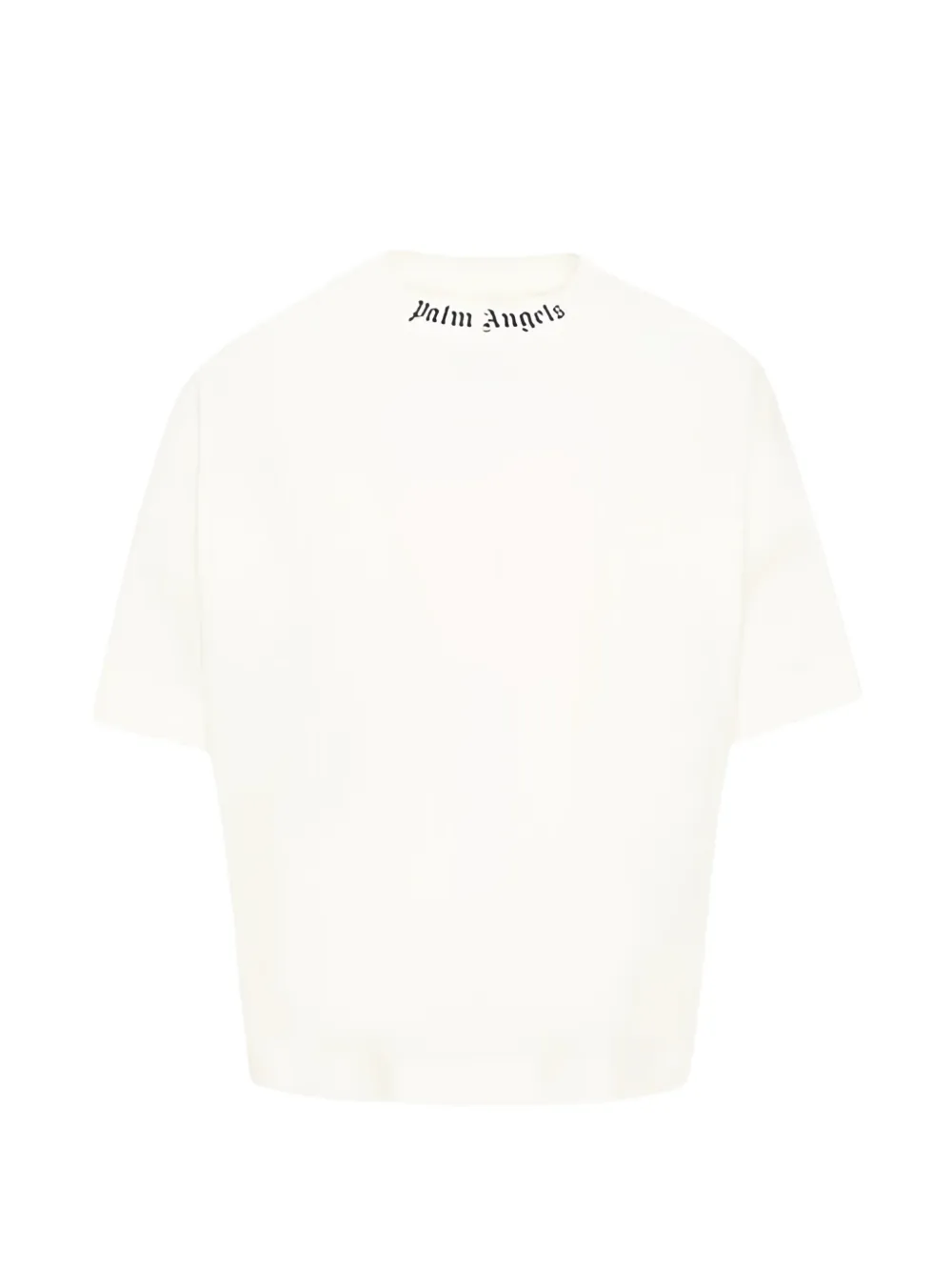 Palm Angels Kids logo-print T-shirt - Toni neutri