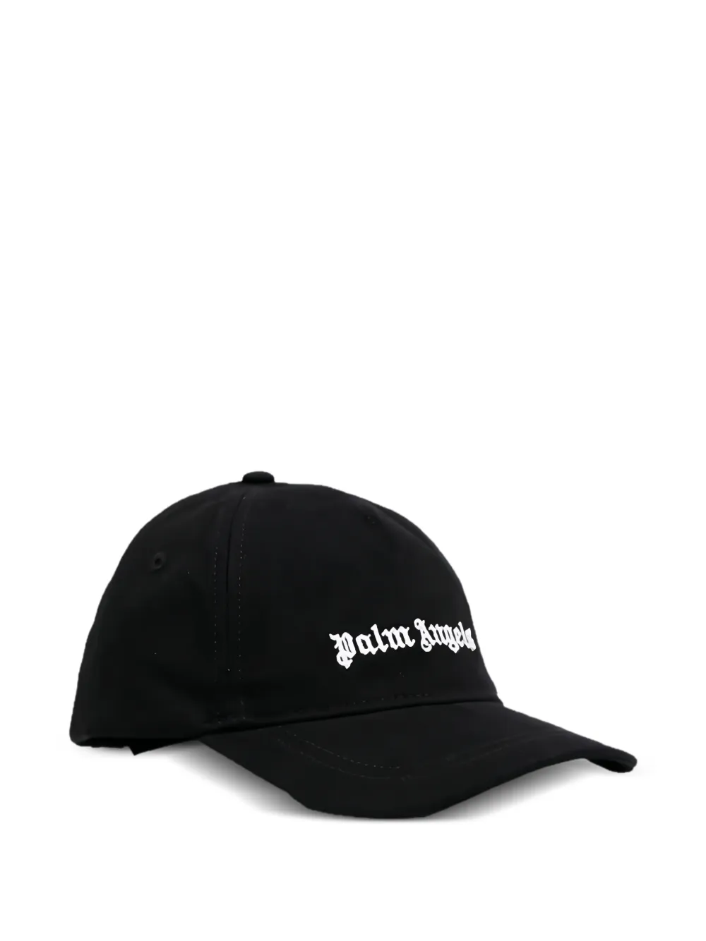 Palm Angels Kids logo-embroidered baseball cap Zwart