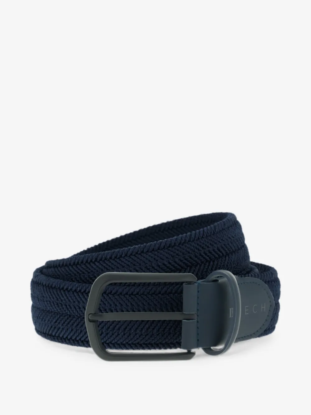 Boggi Milano belt woven stretch viscose blend | Blue | Image 1