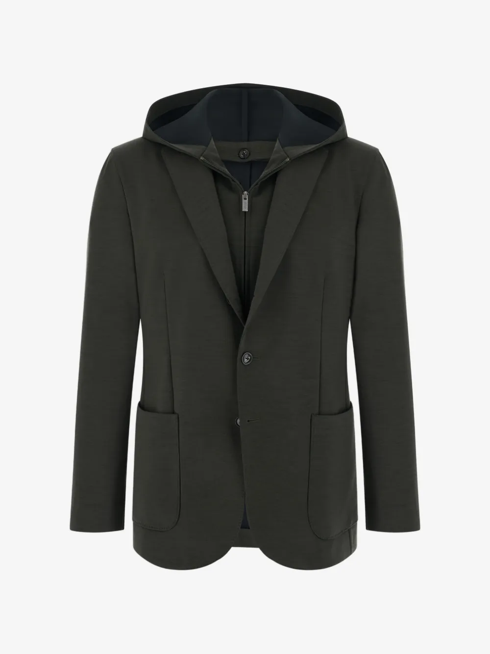 Boggi Milano sweatshirt blazer madison in WOOLTECH | Green | Image 1