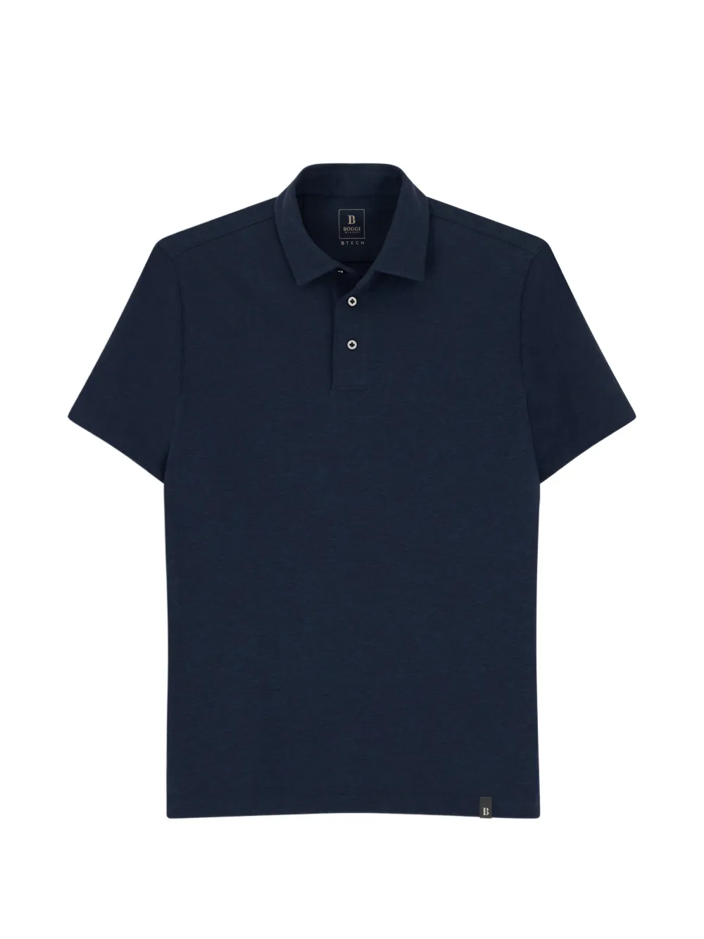 Boggi Milano polo in piqué cotton blend B Tech - Blau