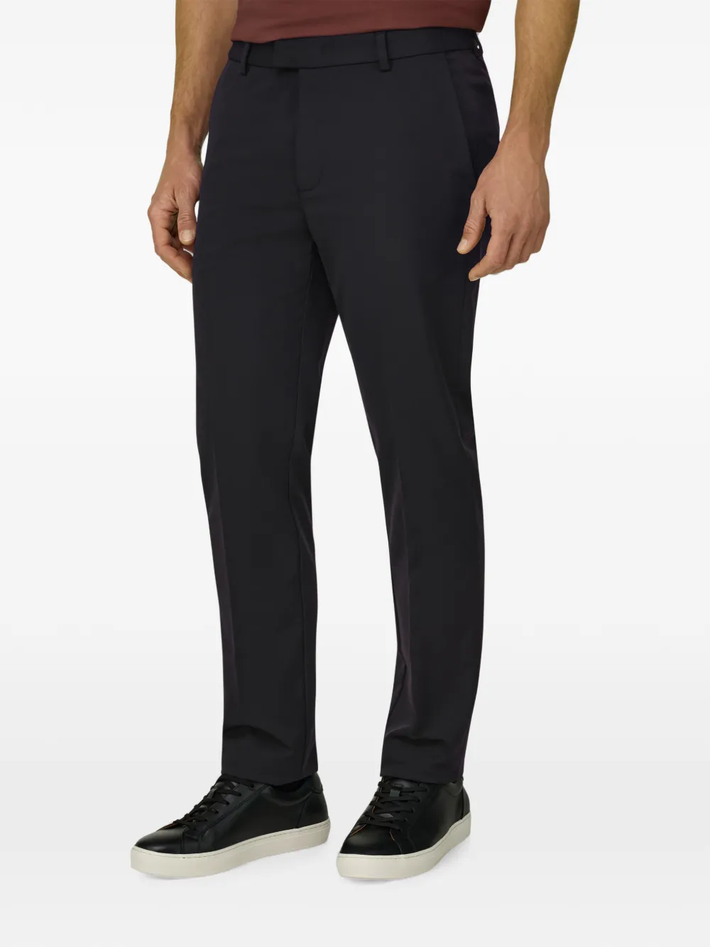 Boggi Milano B Tech broek van technische stof Zwart