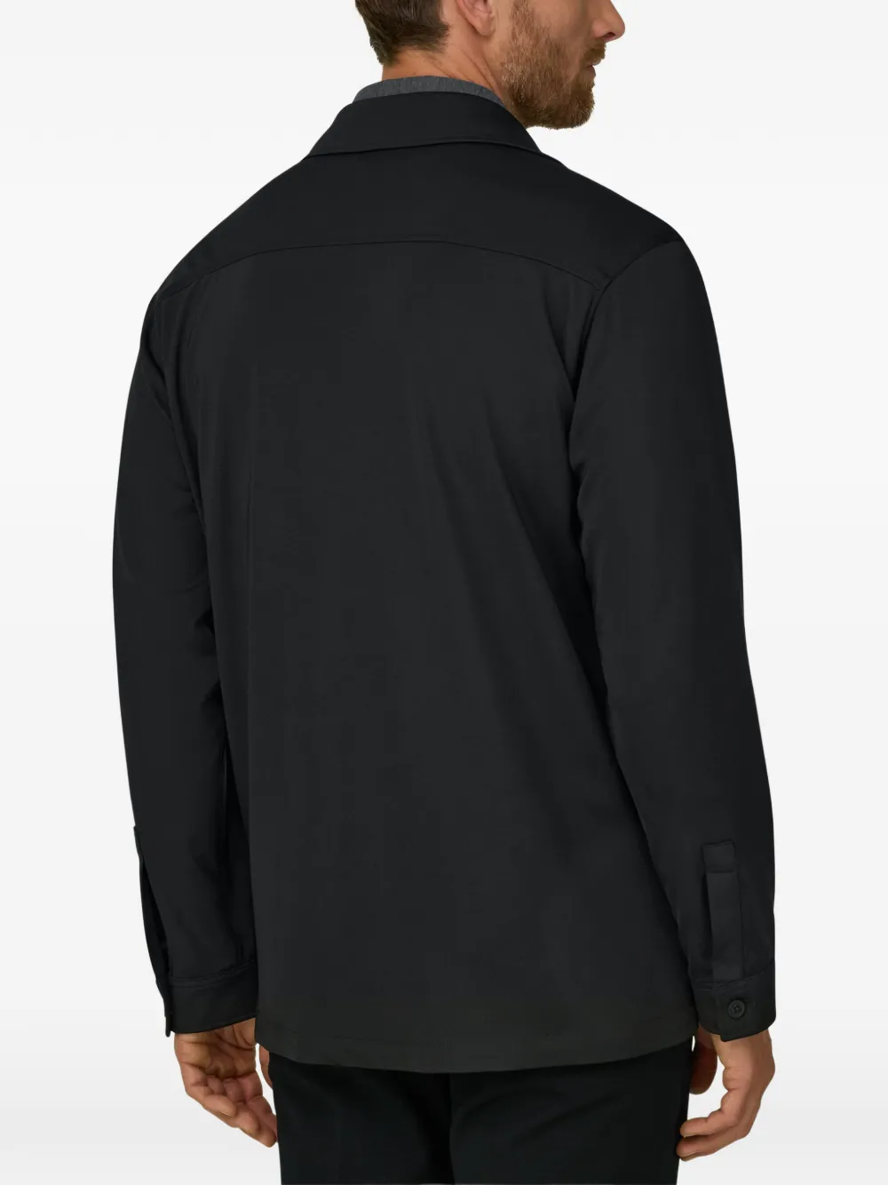 Boggi Milano B Tech shirtjack Zwart