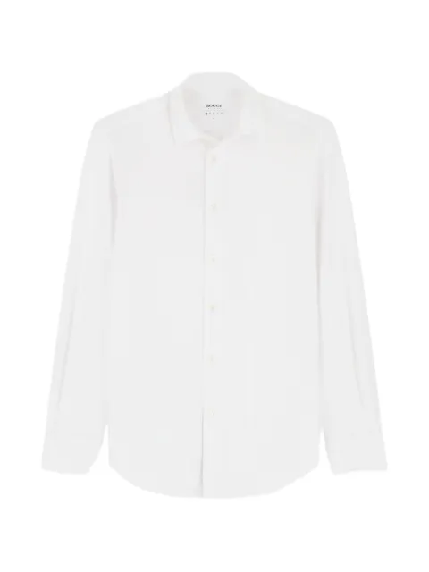 Boggi Milano Tokyo-collar slim-fit shirt