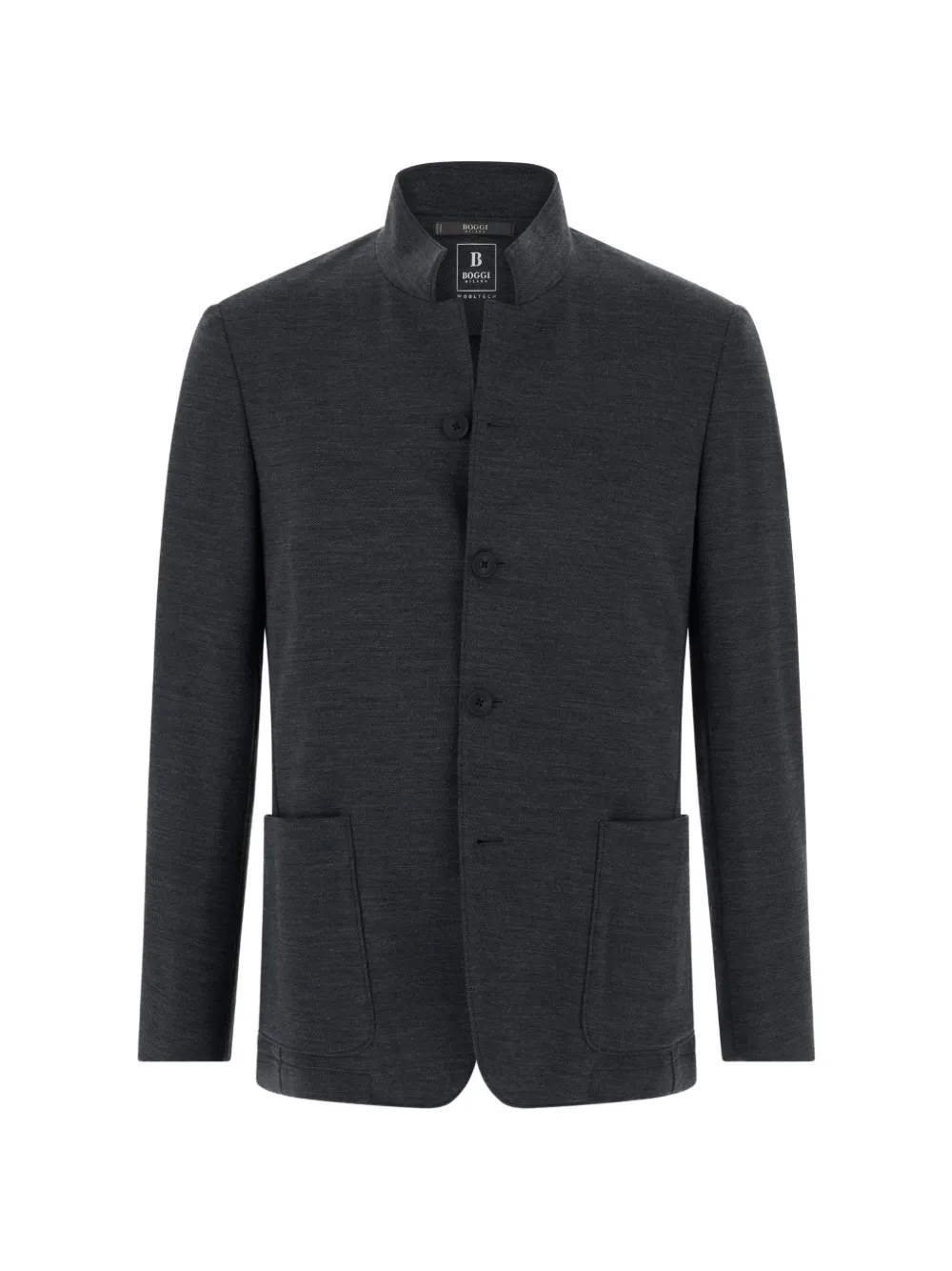Boggi Milano blazer diagonal wool blend wooltech - Grigio