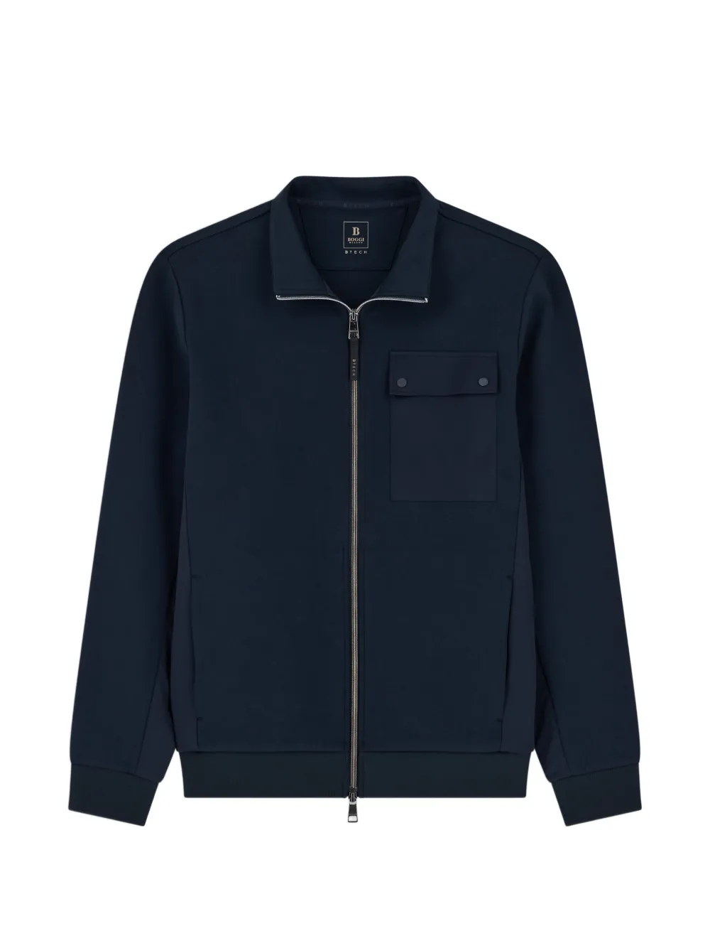 Boggi Milano B Tech フルジップ スウェットシャツ | ブルー | Image 1