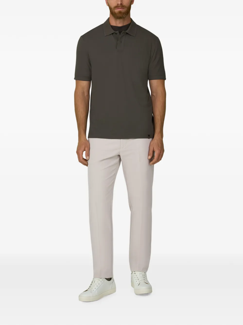 Boggi Milano B Tech broek van technische stof Beige