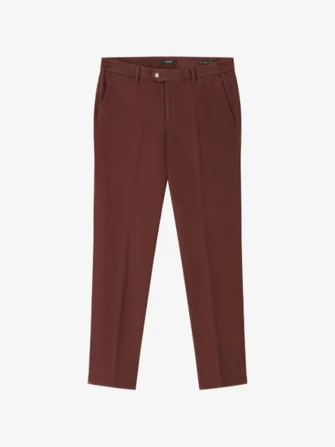 Boggi Milano trousers in stretch cotton tencel