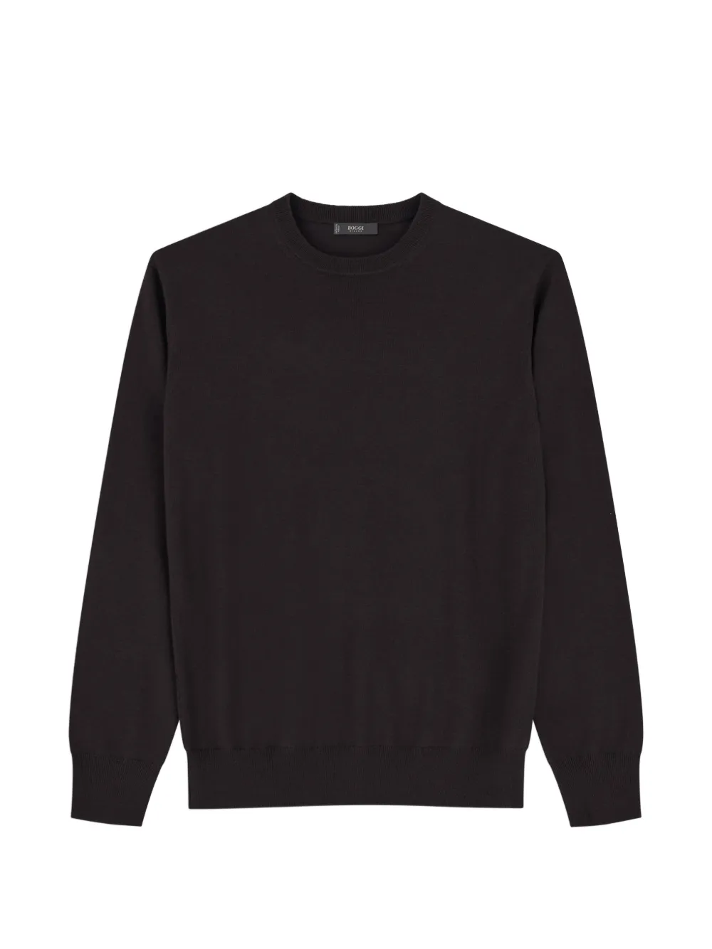 Boggi Milano メリノウール クルーネック | ブラウン | Image 1