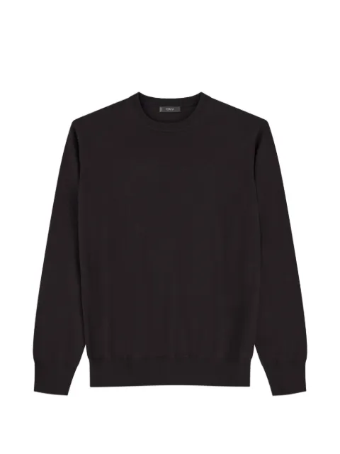 Boggi Milano crew neck in extrafine merino wool