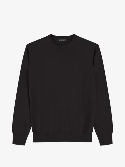 Boggi Milano crew neck in extrafine merino wool