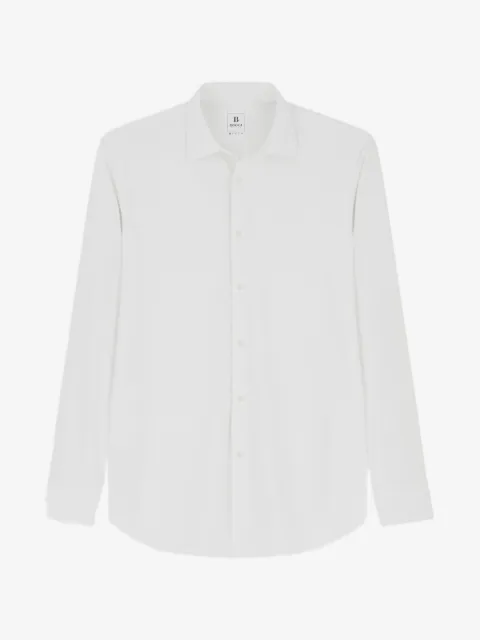 Boggi Milano shirt in stretch nylon B Tech slim fit