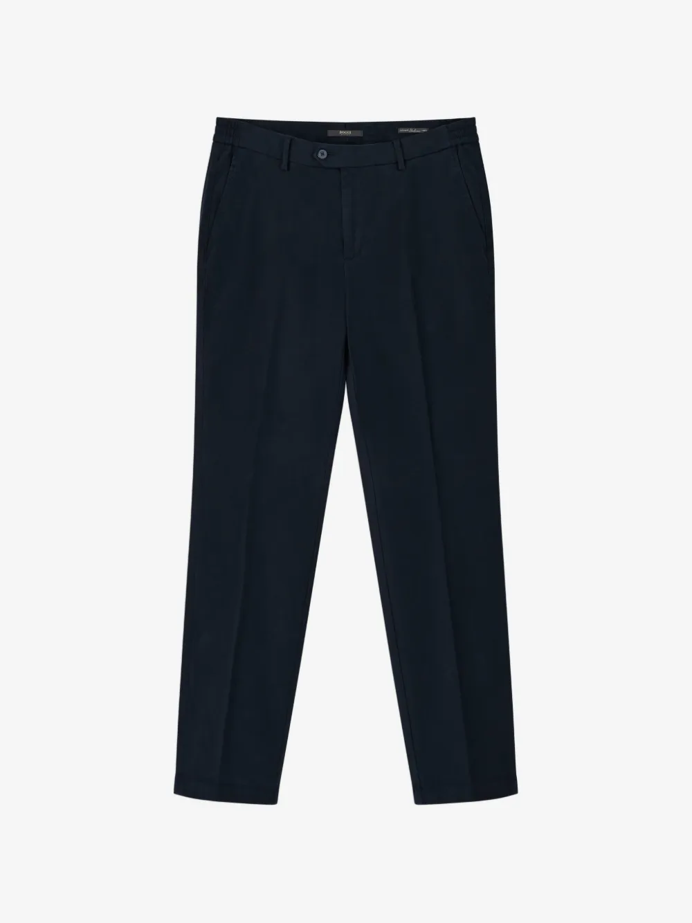 Boggi Milano trousers in stretch cotton tencel | Blue | Image 1