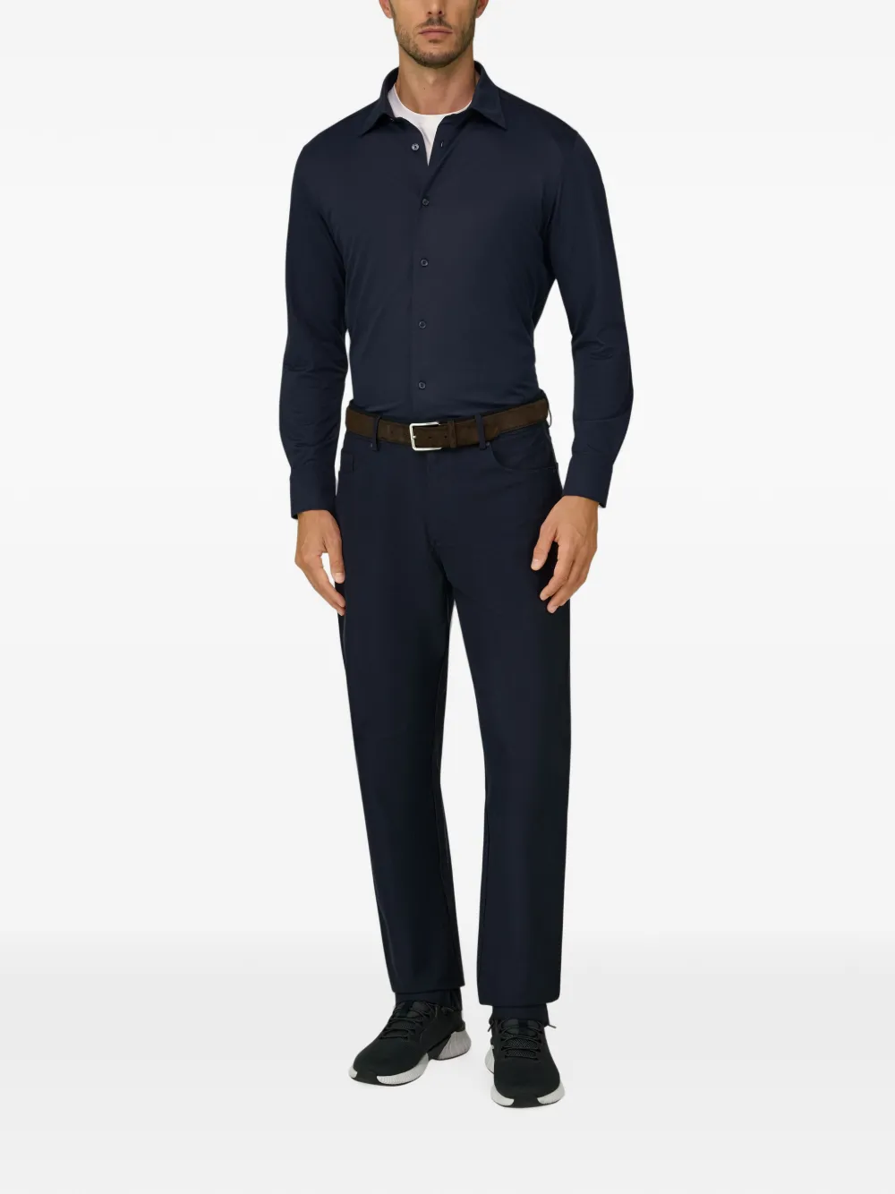 Boggi Milano B Tech jeans van technische stof Blauw