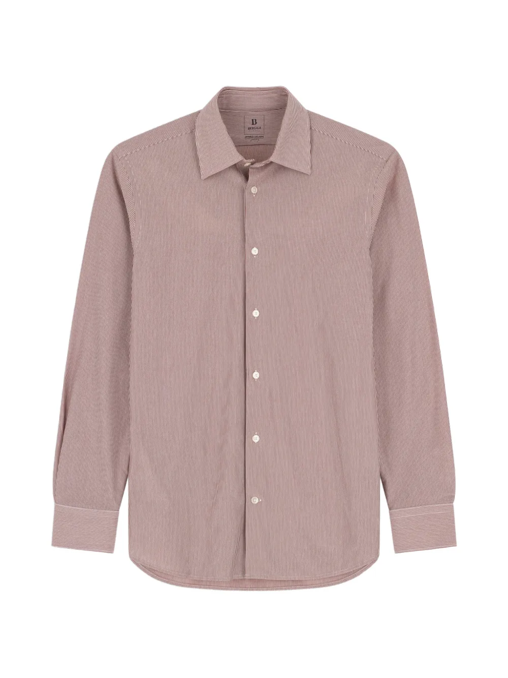 Boggi Milano polo shirt striped japanese jersey regular fit - Rot