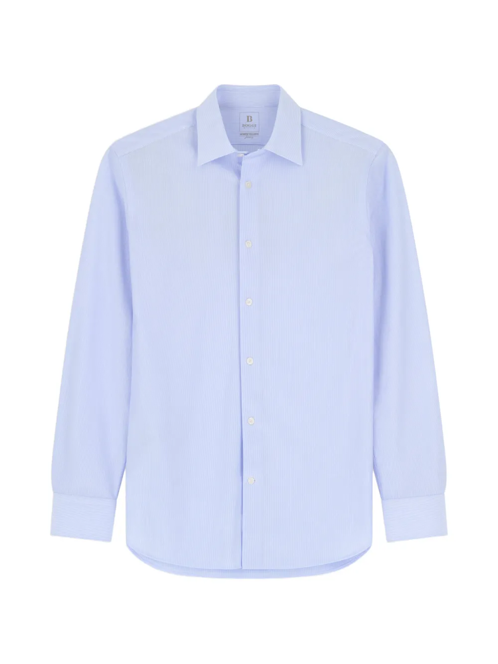 Boggi Milano ストライプ ポロシャツ | ブルー | Image 1