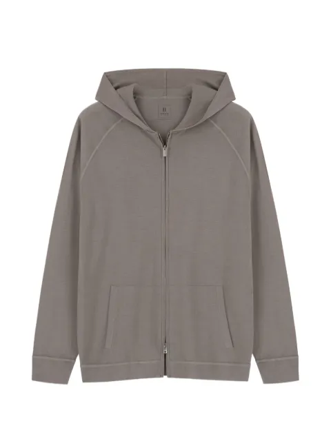 Boggi Milano hoodie tejida con cierre