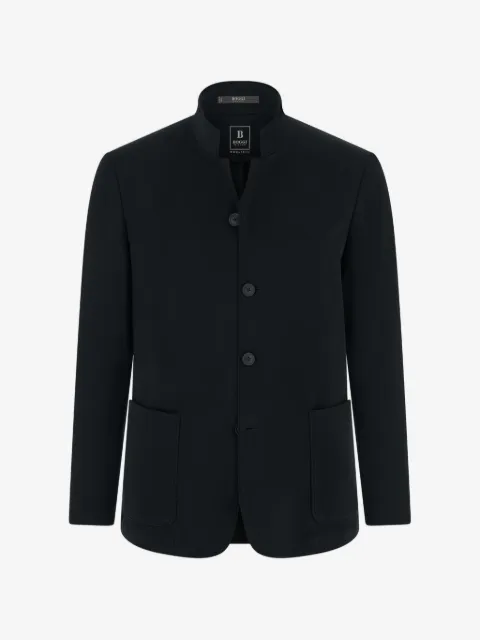 Boggi Milano blazer diagonal wool blend B Tech