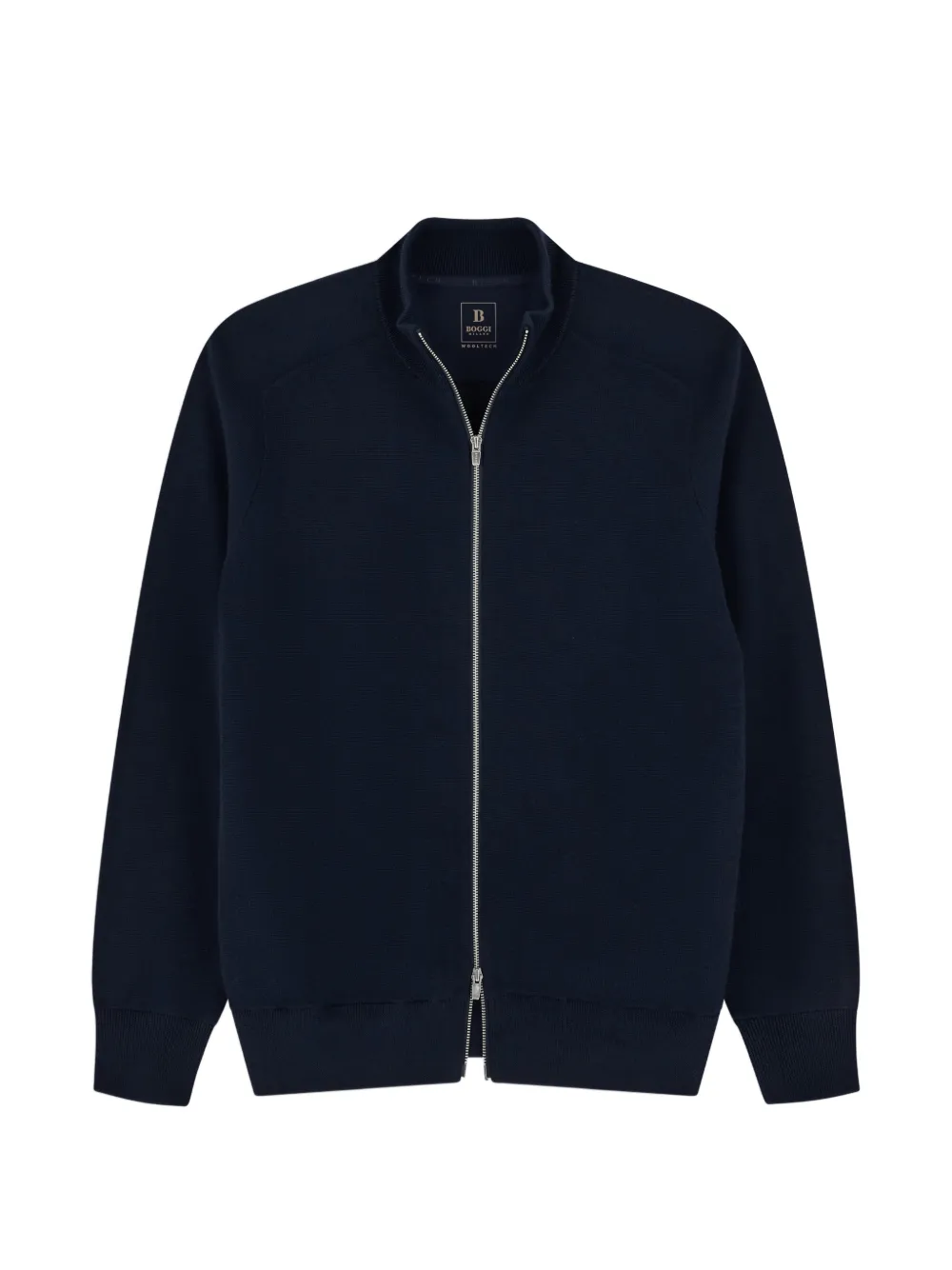 Boggi Milano WOOLTECH フルジップセーター | ブルー | Image 1