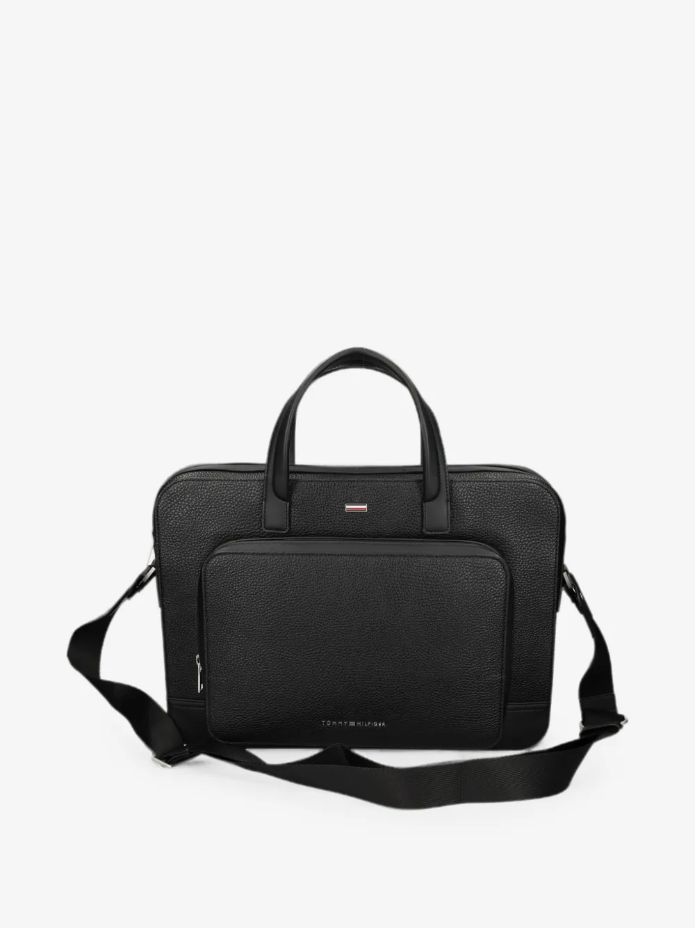 Tommy Hilfiger 로고 패치 노트북 가방 | 블랙 | Image 1