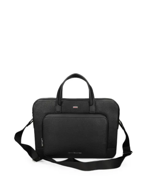 Tommy Hilfiger logo-patch laptop bag
