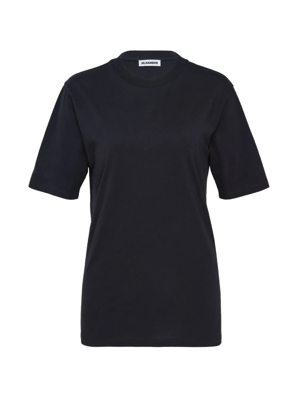 Jil Sander Cotton Basic Short-sleeve T-shirt In Blue