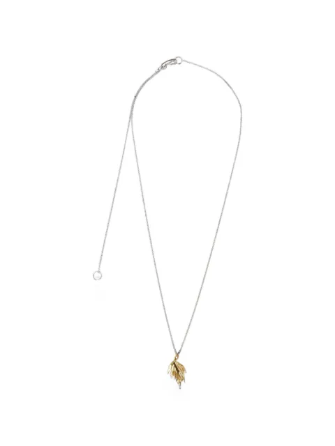 Jil Sander leaf-pendant necklace