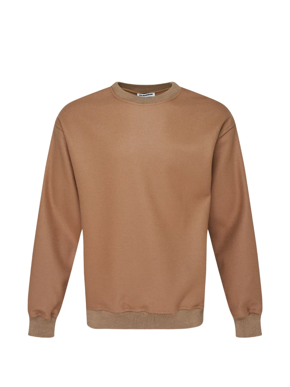 Jil Sander wool-melton sweater - Marrone
