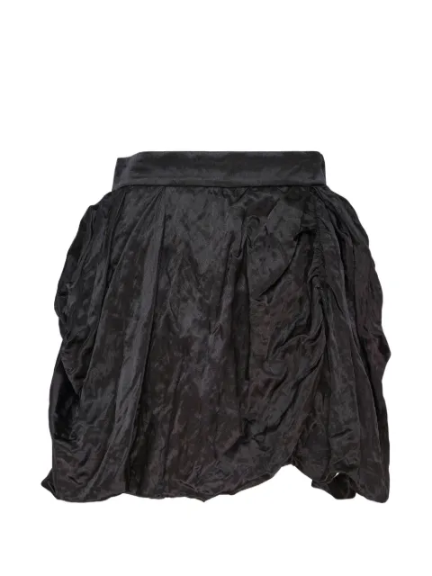 Renli Su gathered bubble-hem mini skirt