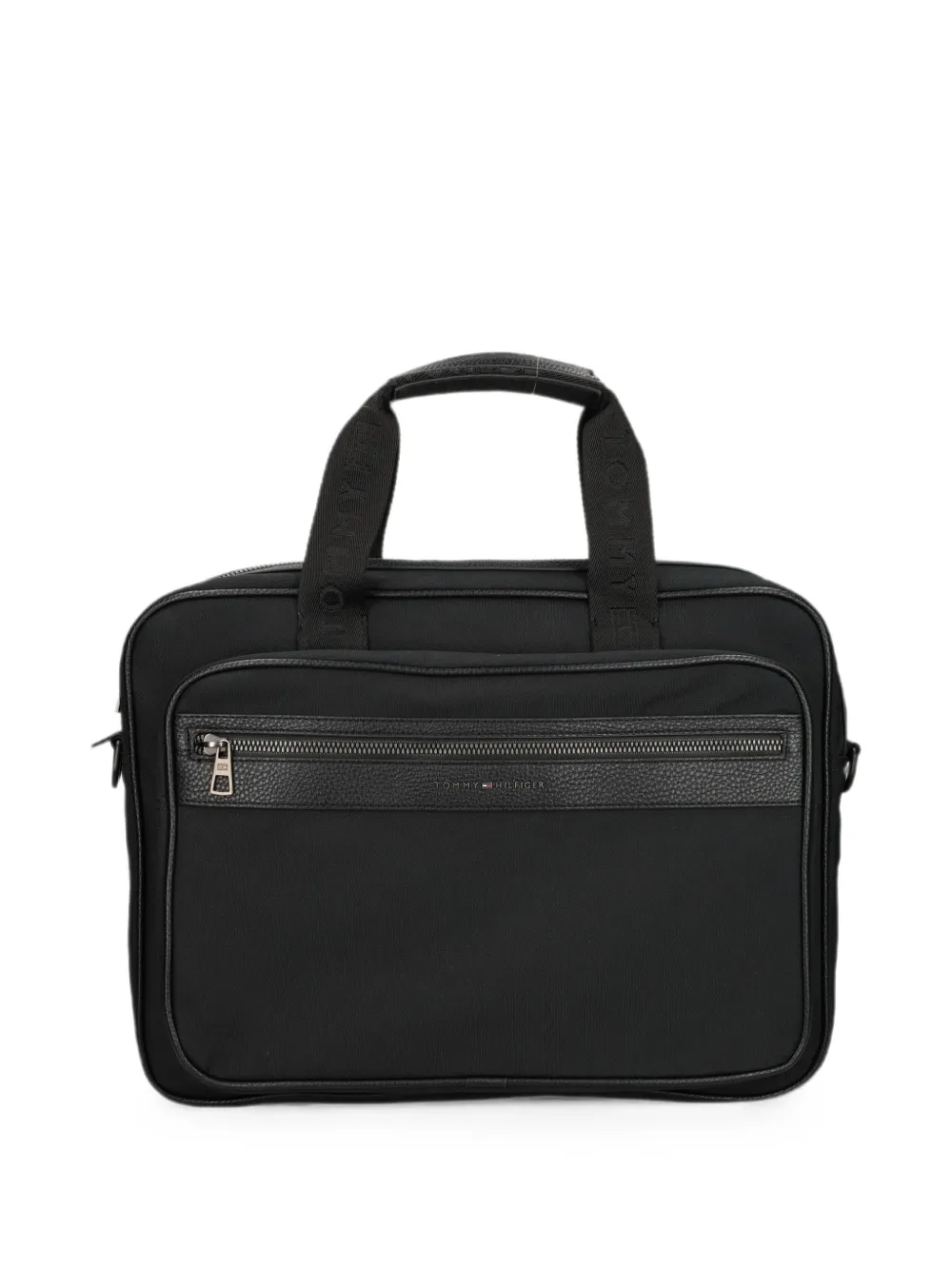 Tommy Hilfiger Laptoptasche mit Logo-Streifen - Schwarz