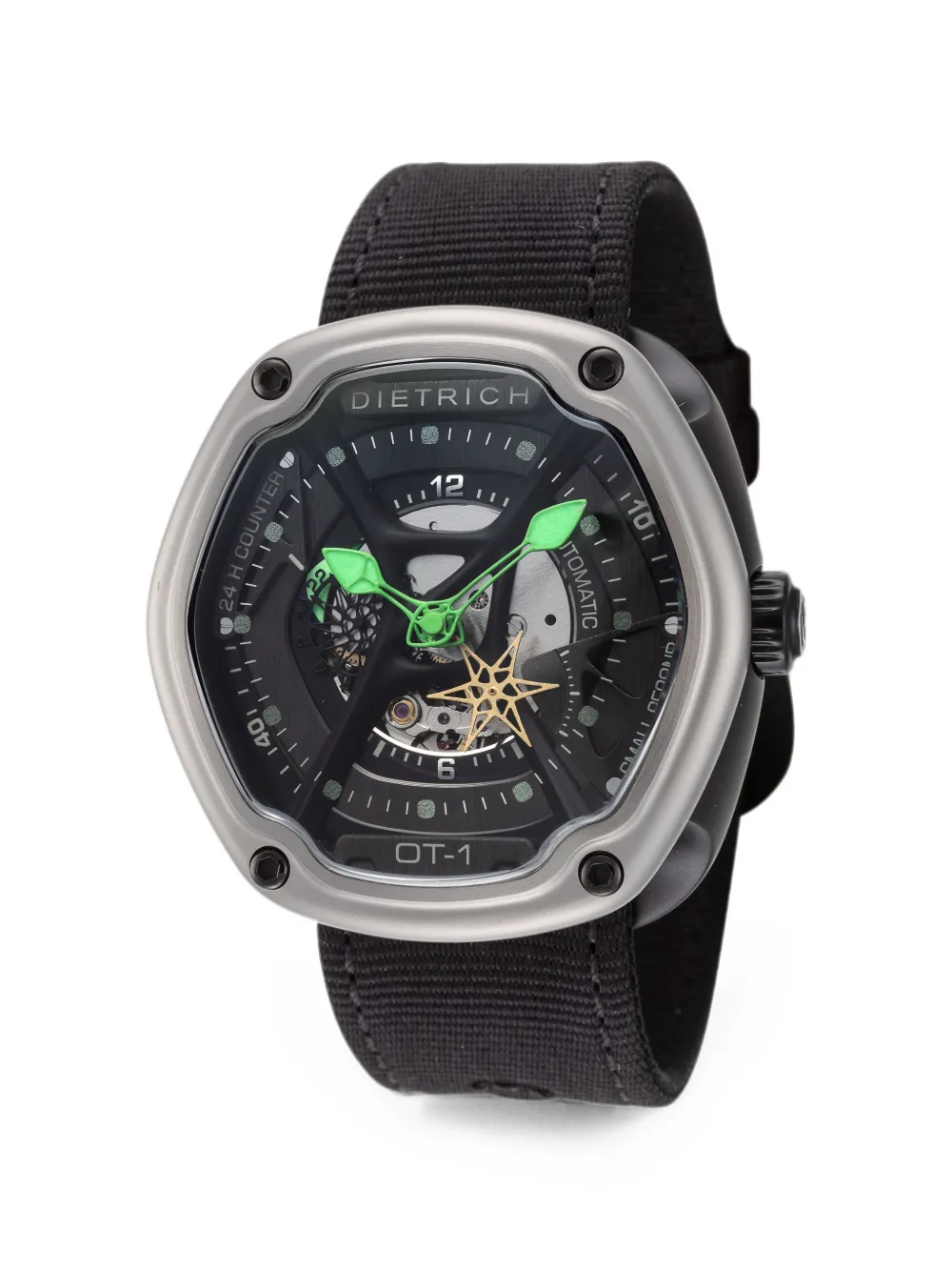DIETRICH Orologio Organic Time 46mm - Nero
