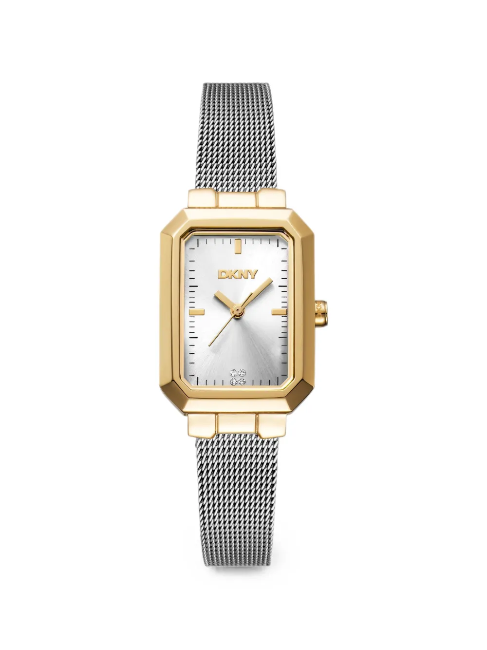 DKNY Armbanduhr mit Logo 22mm - Silber