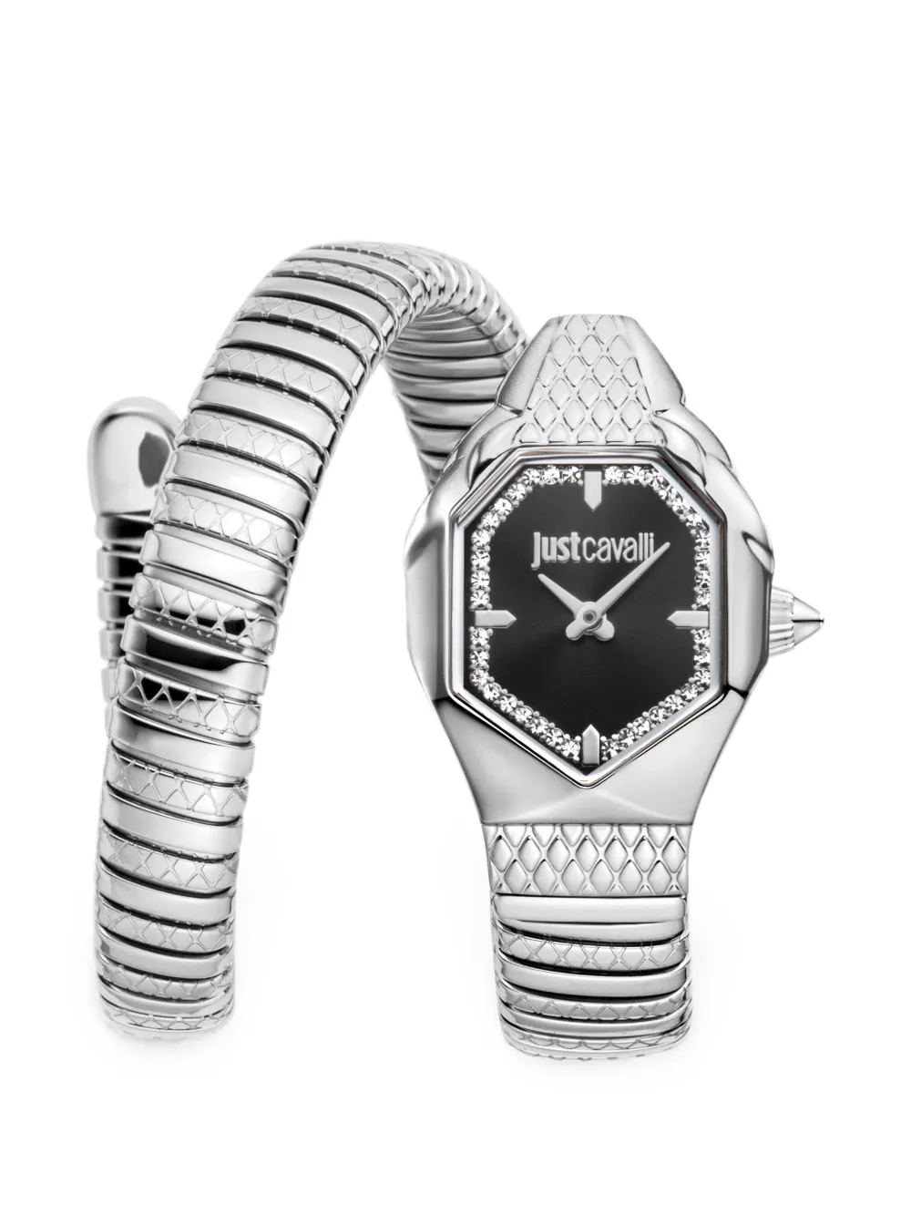 Just Cavalli Orologio Aria Snake 22mm - Nero