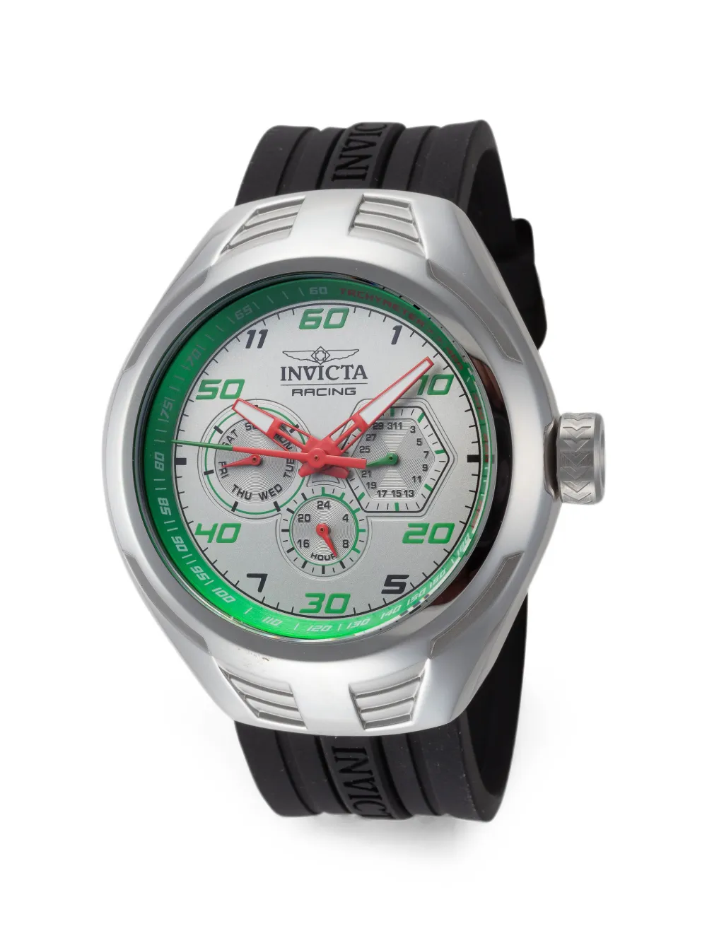 Invicta 레이싱 46mm 시계 | 실버 톤 | Image 1