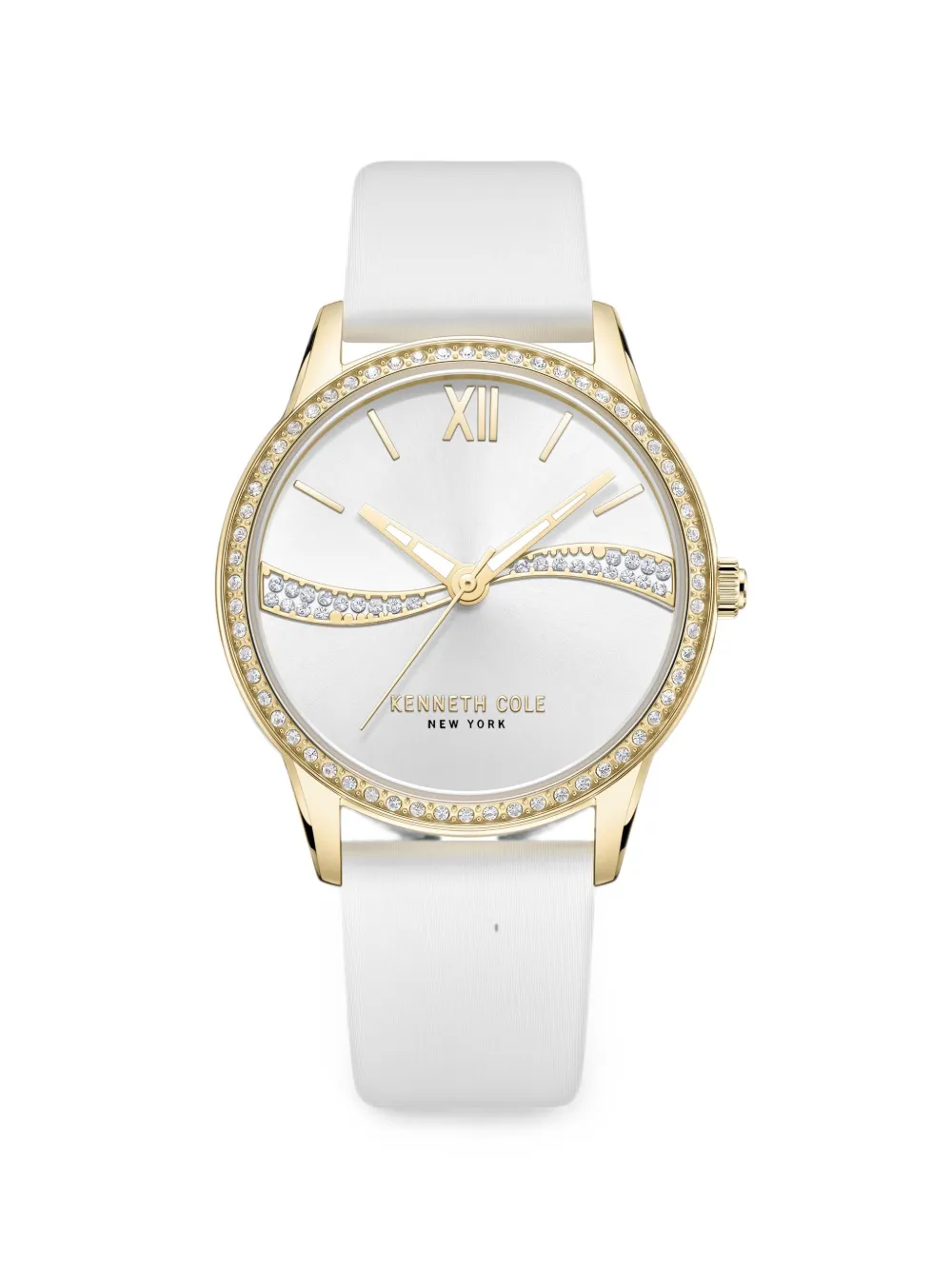KENNETH COLE Classic con cristalli 36mm - Argento