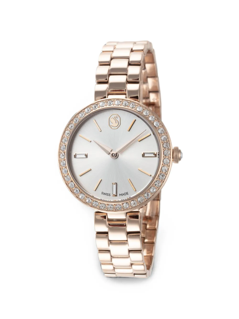 Swarovski Cetra 30mm Crystal-embellished Watch In Gray