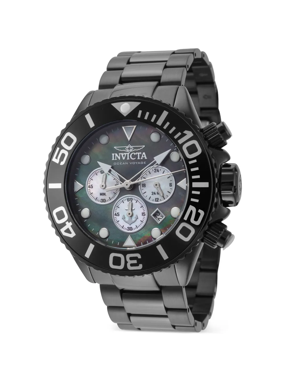 Invicta 오션 보야주 크로노그래프 52mm 시계 | 블랙 | Image 1