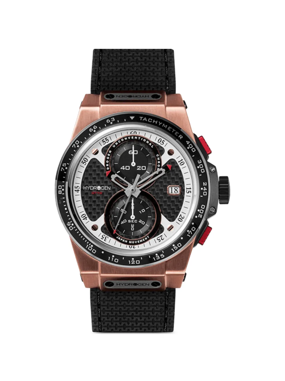 Hydrogen Otto Chrono 44mm watch - Nero