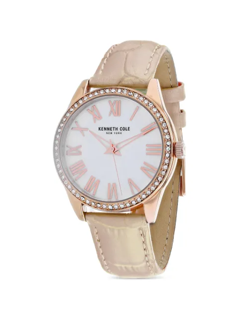 KENNETH COLE crystal-embellished 39.5mm watch
