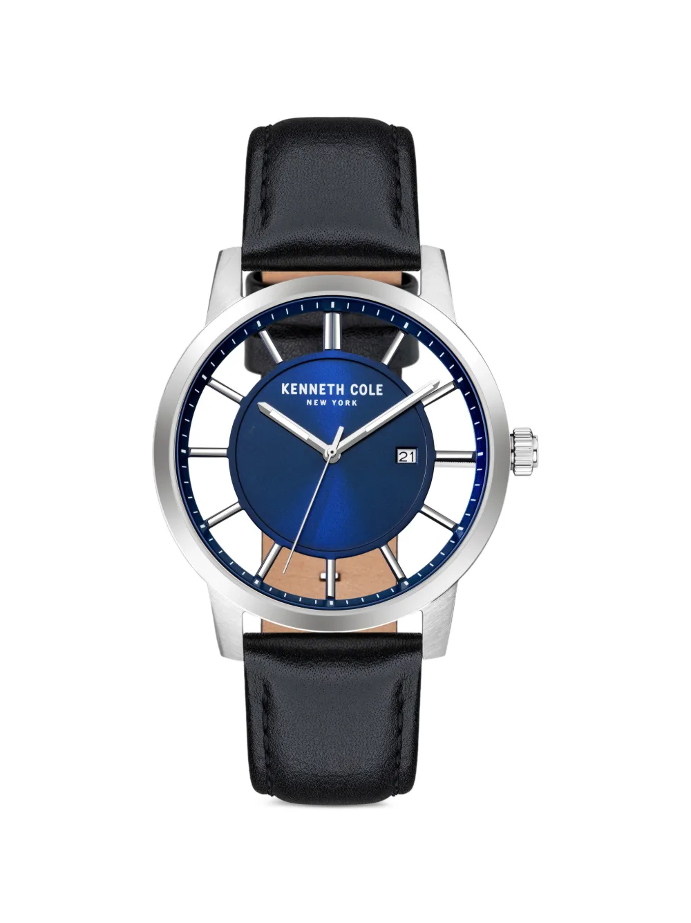 KENNETH COLE Orologio Skeleton 44mm - Blu