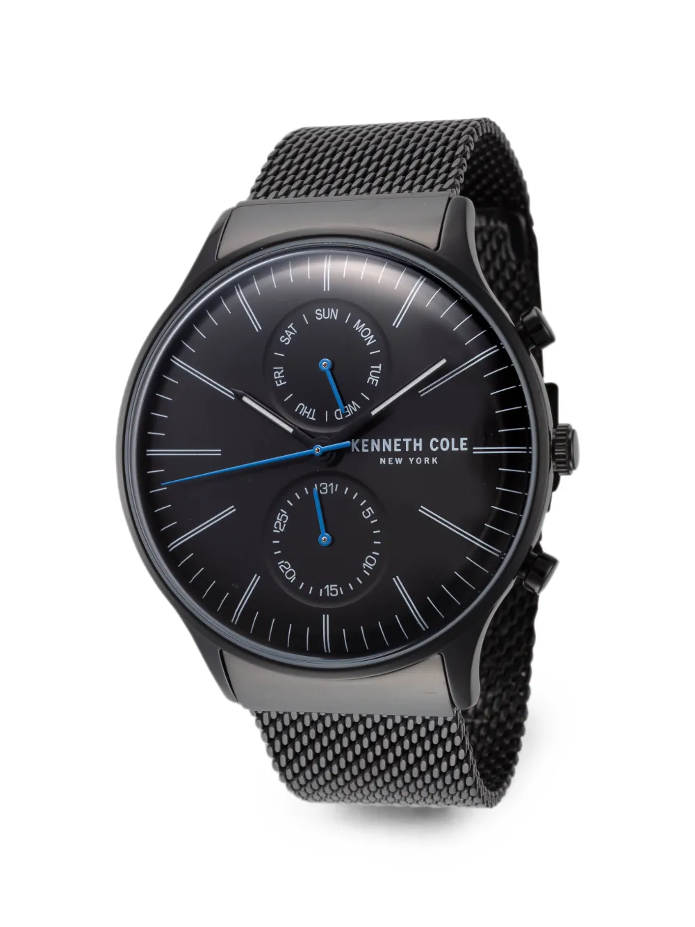 KENNETH COLE Orologio con cinturino a rete 43mm - Nero