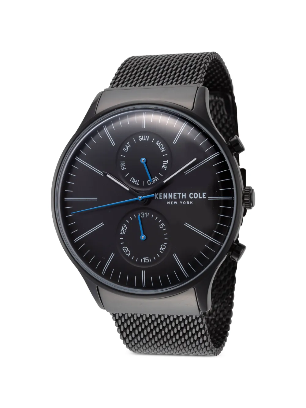 KENNETH COLE mesh-strap 43mm watch | Black | Image 1