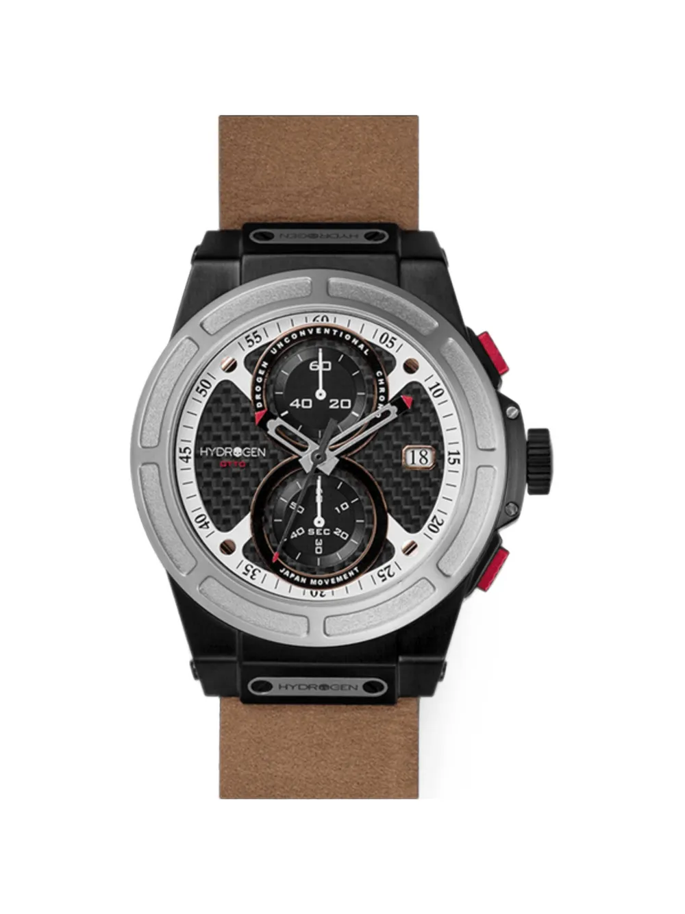 Hydrogen Otto Chrono 44mm watch - Nero