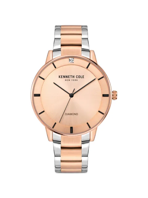KENNETH COLE reloj con cara redonda de 43mm