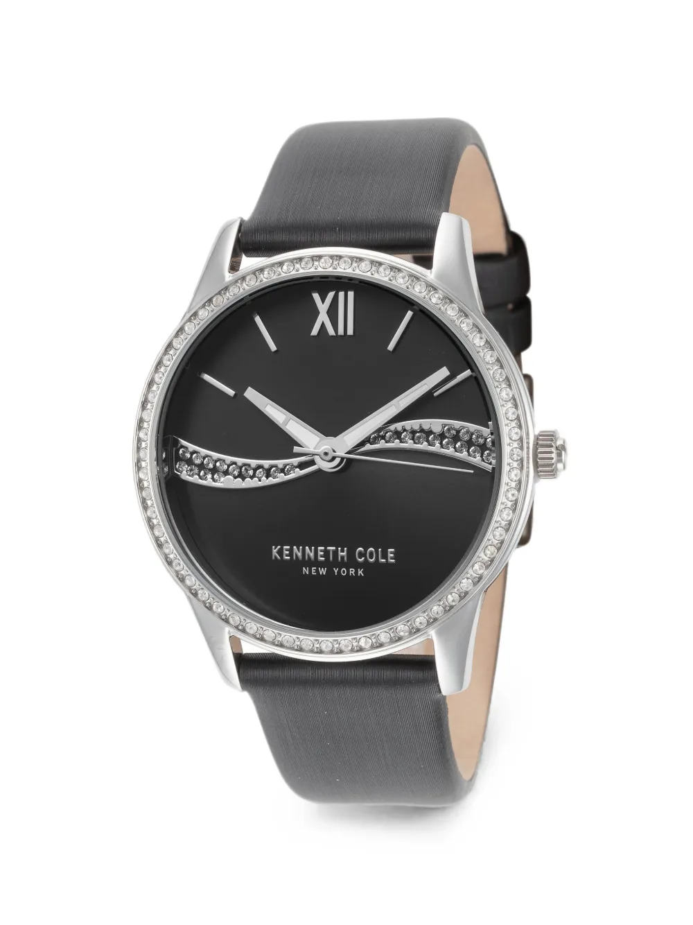 KENNETH COLE Classic con cristalli 36mm - Nero