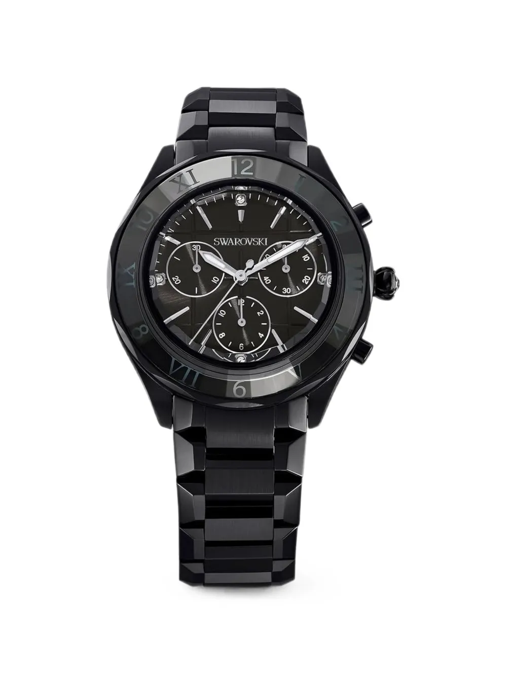 Swarovski Dextera chronograph 39mm watch - Schwarz