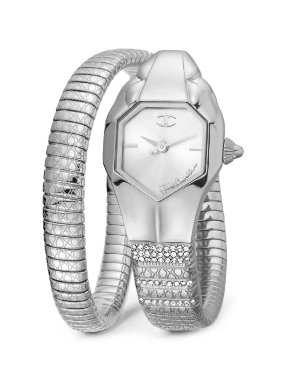 Just Cavalli Orologio Snake 22mm - Argento