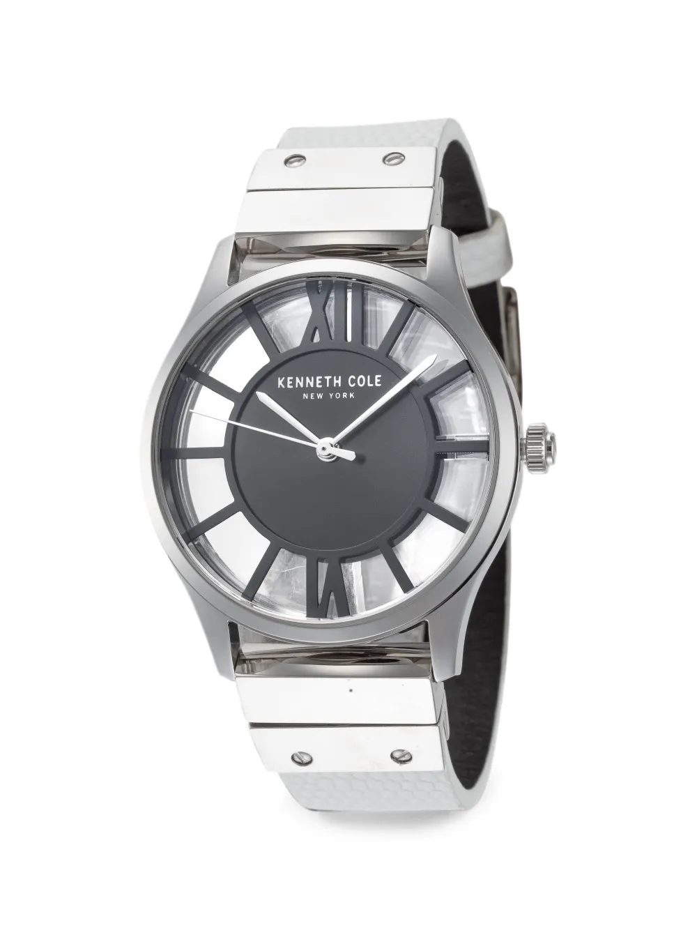 KENNETH COLE Römische Skelett-Armbanduhr 34,5mm - Grau